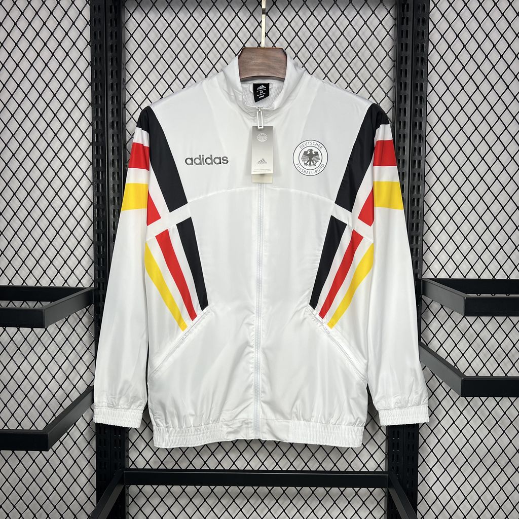 Germany 2024/25 Euro White windbreaker